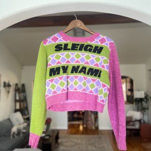 Nasty Gal - "Sleigh All Day" - Holiday Sweater - Large